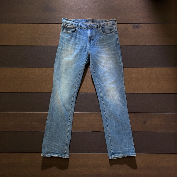 Aeropostale Light Blue Men's Straight Jeans - Picture 2 of 6